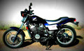 Honda VT 500 E (reduced effect) 1983 3 motorbike A4 Photo Print