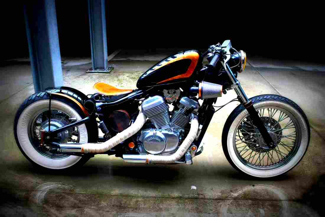 Honda VT 600 C 1989 5 motorbike A4 Photo Print