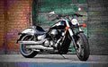 Honda VT 600 C Shadow 2003 2 motorbike A4 Photo Print