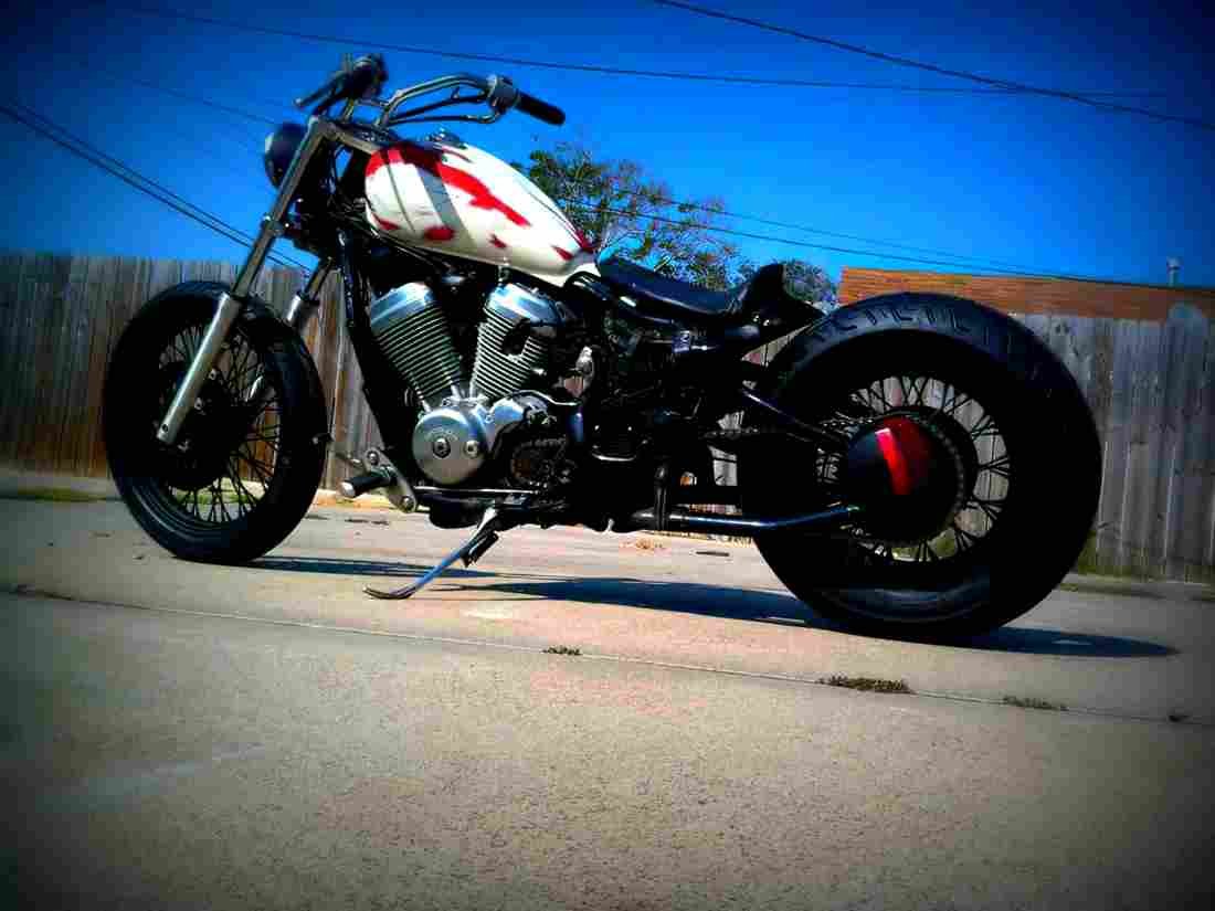 Honda VT 600 C (reduced effect) 1989 1 motorbike A4 Photo Print