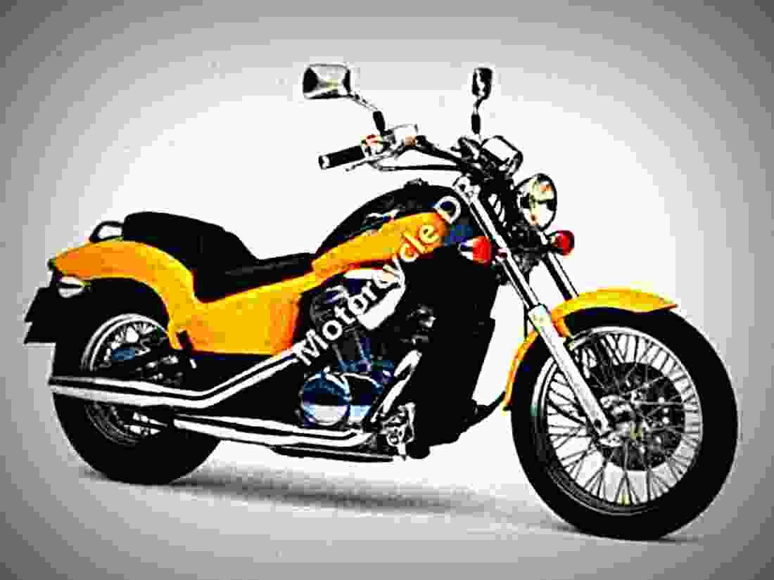 Honda VT 600 C (reduced effect) 1992 1 motorbike A4 Photo Print