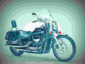 Honda VT 750 C2 Shadow 1998 2 motorbike A4 Photo Print