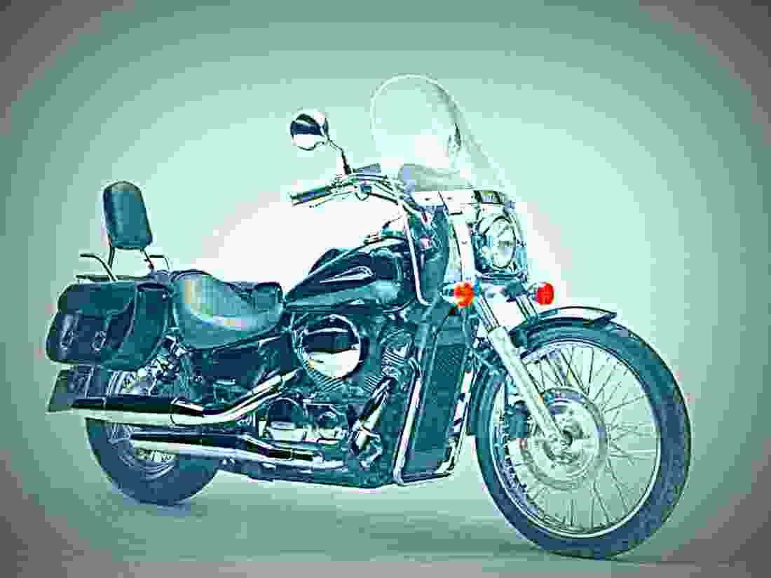 Honda VT 750 C2 Shadow 1998 2 motorbike A4 Photo Print