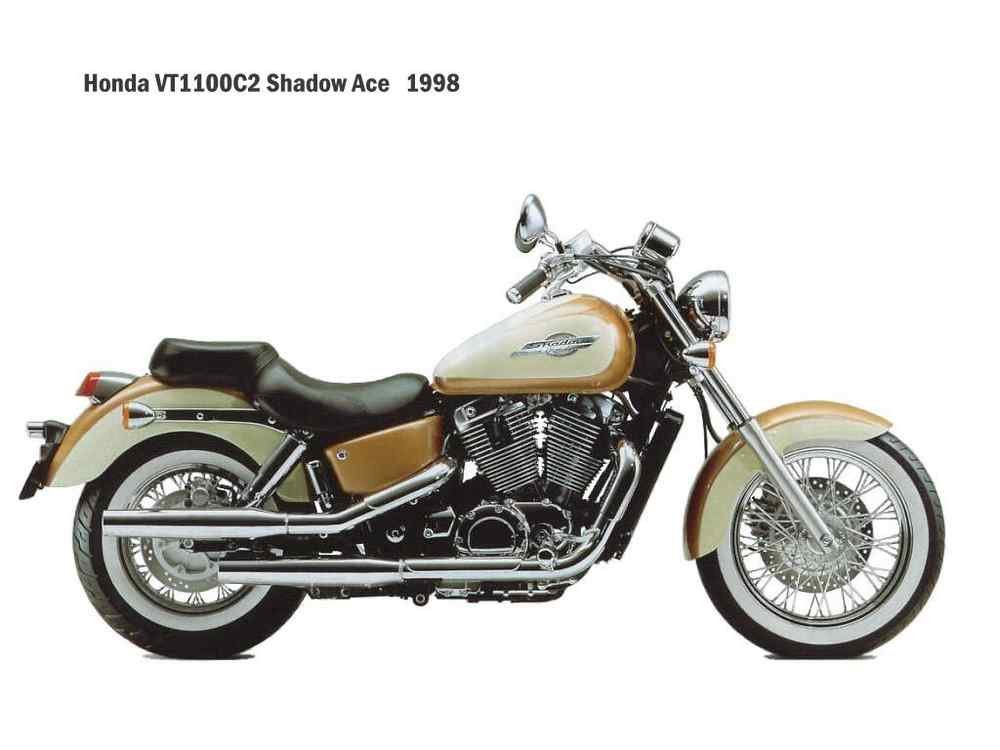 Honda VT1100C2 ShadowAce 1998 motorbike A4 Photo Print