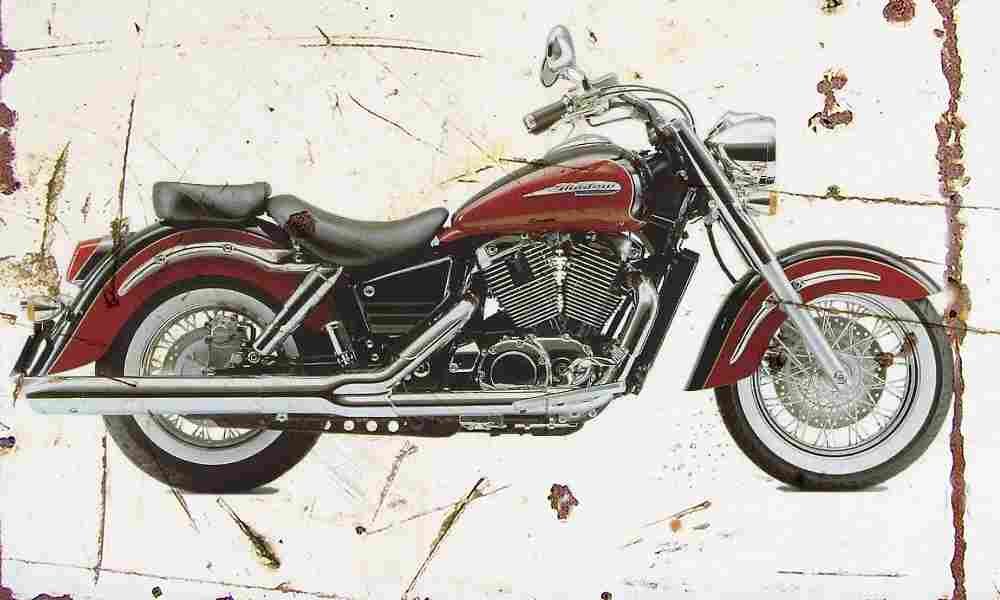 Honda VT1100C3 ShadowAero 1998 Aged Vintage A4 Photo Print