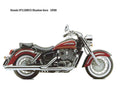Honda VT1100C3 ShadowAero 1998 motorbike A4 Photo Print