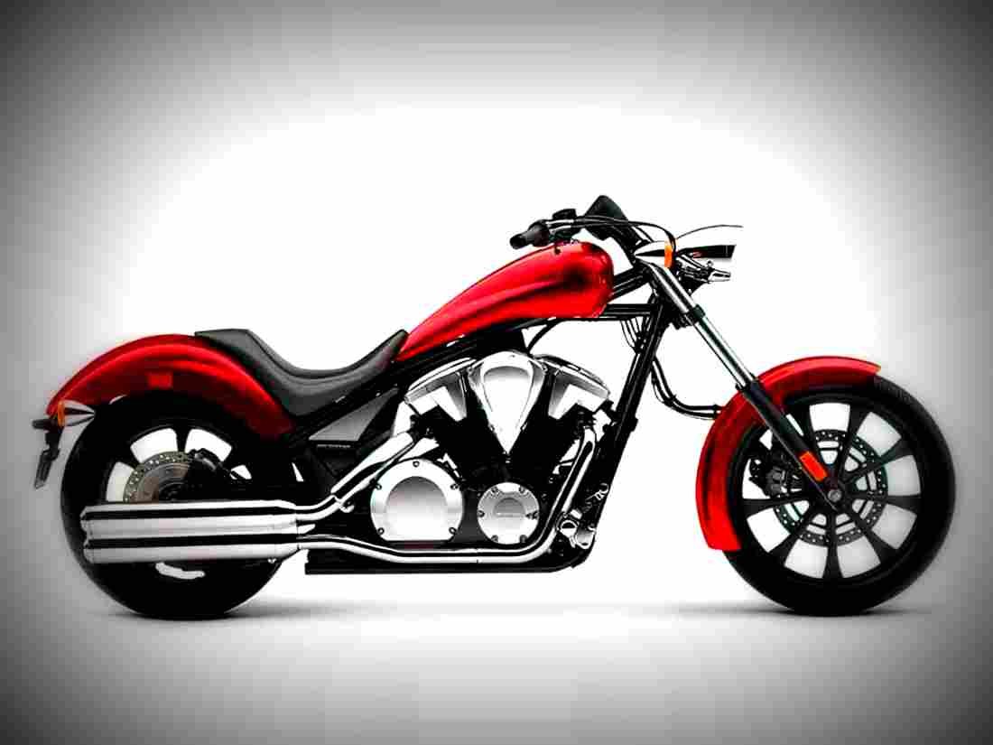 Honda VT1300CX 2018 2 motorbike A4 Photo Print