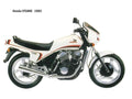 Honda VT500E 1983 motorbike A4 Photo Print