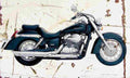 Honda VT750C Shadow 2004 Aged Vintage A4 Photo Print