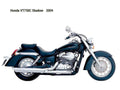 Honda VT750C Shadow 2004 motorbike A4 Photo Print