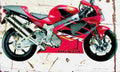 Honda VTR1000 SP1 2000 Aged Vintage A4 Photo Print