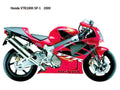 Honda VTR1000 SP1 2000 motorbike A4 Photo Print