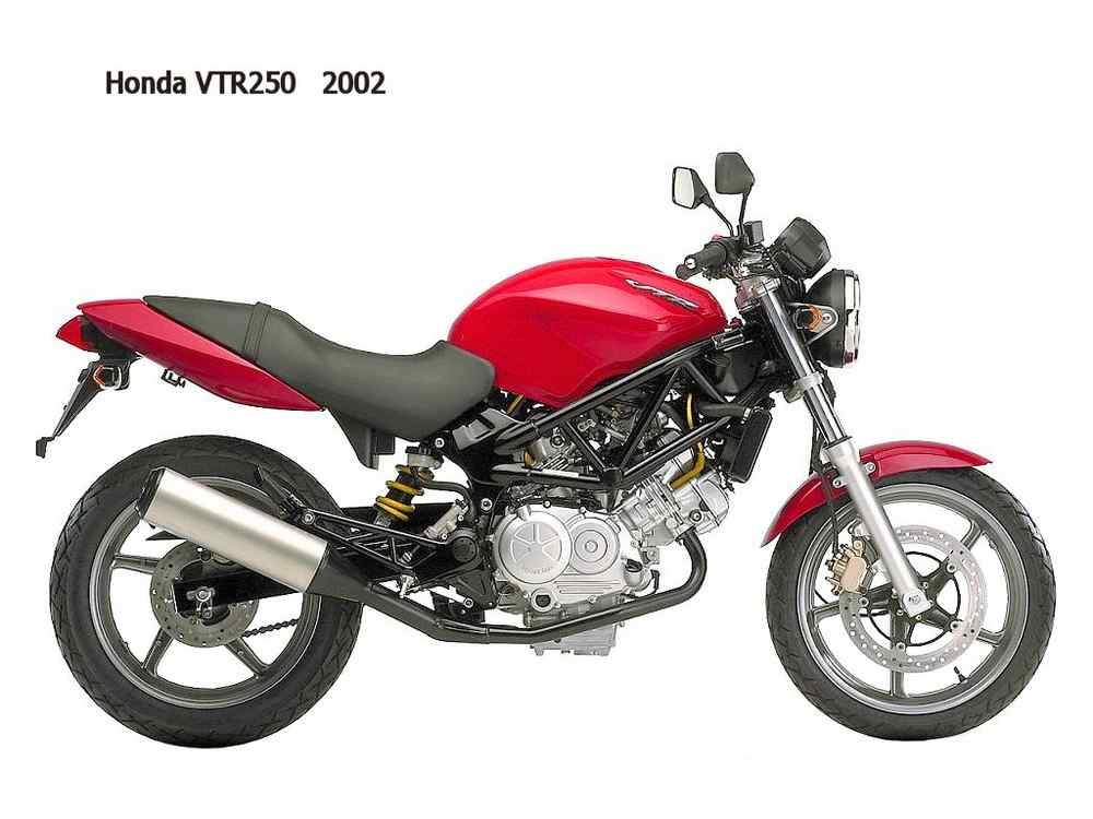Honda VTR250 2002 motorbike A4 Photo Print