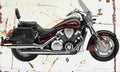 Honda VTX1800T Tourer 2008 Aged Vintage A4 Photo Print