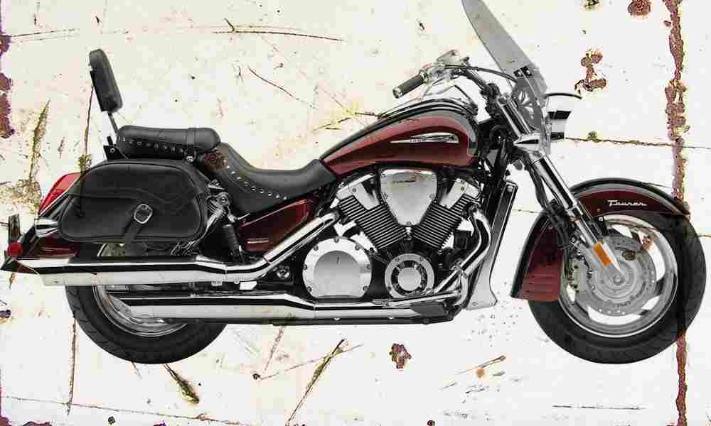Honda VTX1800T Tourer 2008 Aged Vintage A4 Photo Print