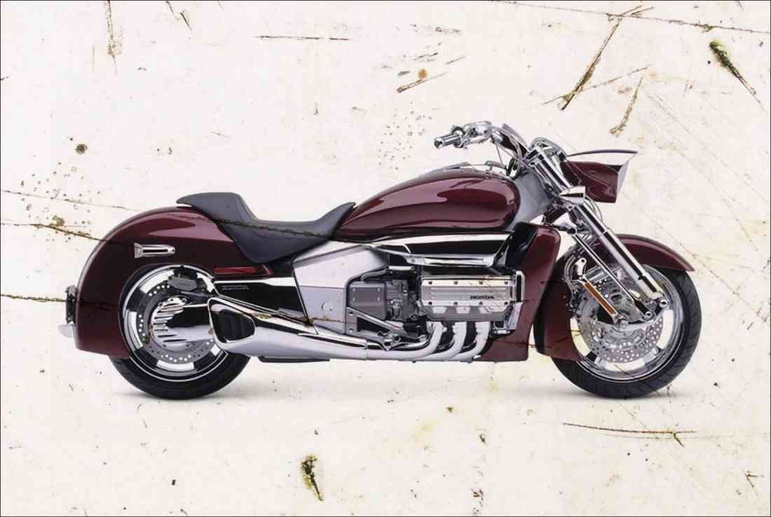Honda Valkyrie Rune 2003 aged A4 Photo Print