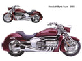 Honda Valkyrie Rune 2003 motorbike A4 Photo Print