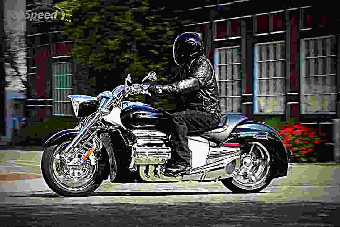 Honda Valkyrie Rune 2004 6 motorbike A4 Photo Print