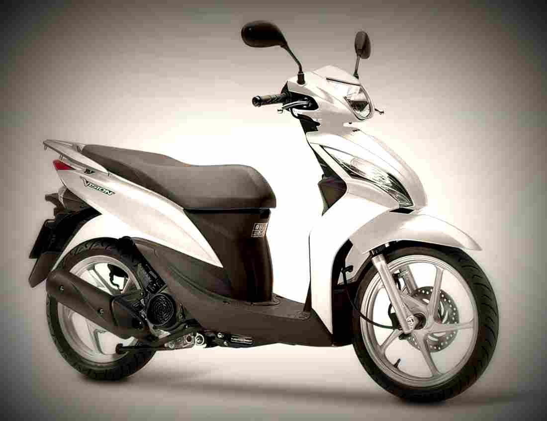 Honda Vision 110 2017 4 motorbike A4 Photo Print