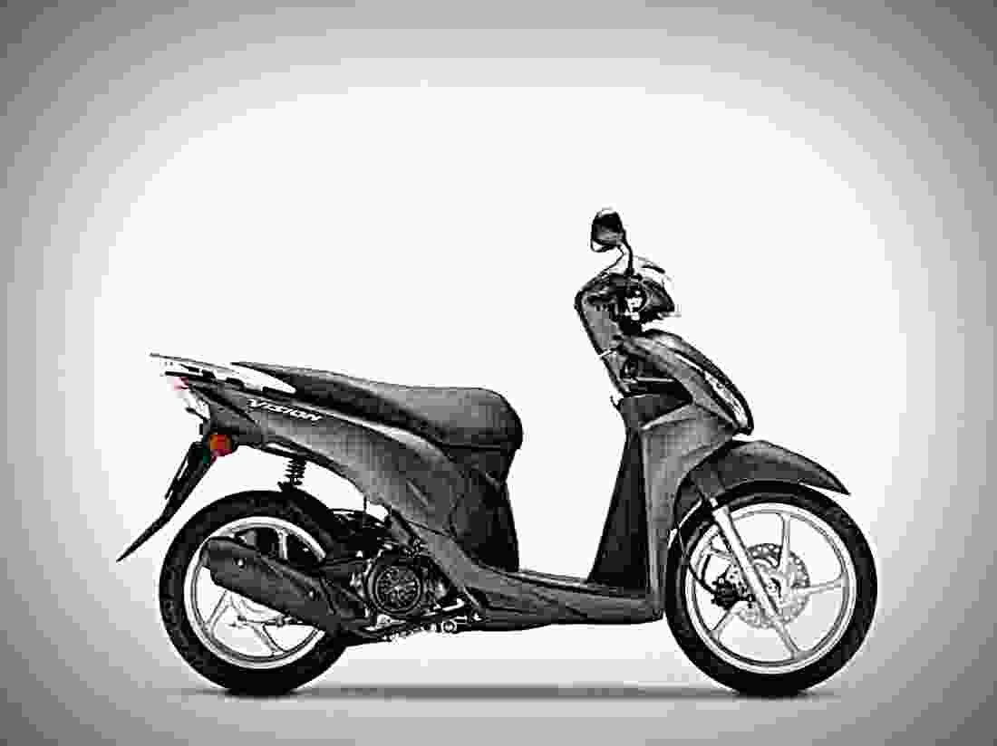 Honda Vision 110 2018 1 motorbike A4 Photo Print