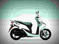 Honda Vision 50 2018 4 motorbike A4 Photo Print