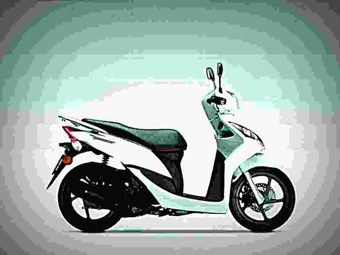Honda Vision 50 2018 4 motorbike A4 Photo Print