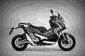 Honda X Adv 2017 3 motorbike A4 Photo Print