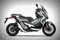 Honda X Adv 2019 4 motorbike A4 Photo Print