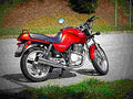 Honda XBR 500 1986 3 motorbike A4 Photo Print