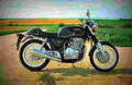 Honda XBR 500 1989 3 motorbike A4 Photo Print