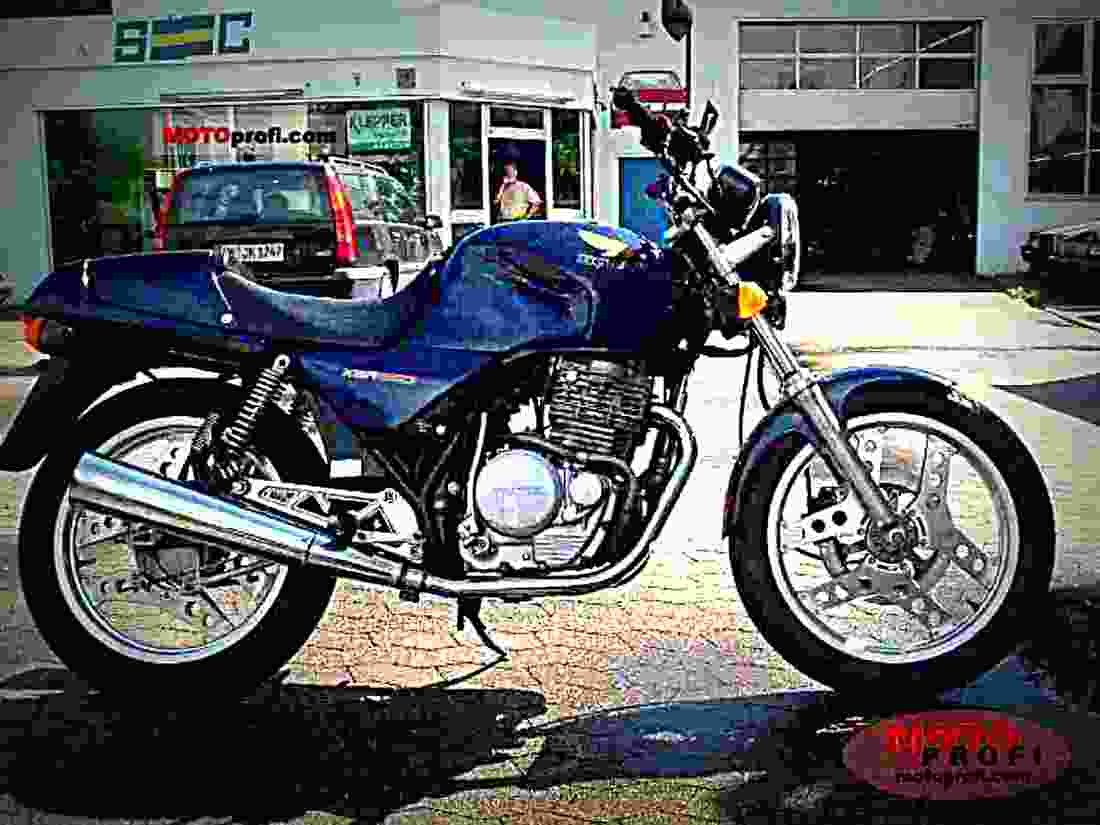 Honda XBR 500 1990 4 motorbike A4 Photo Print