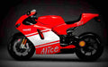 Honda XBR 500 (reduced effect) 1990 1 motorbike A4 Photo Print