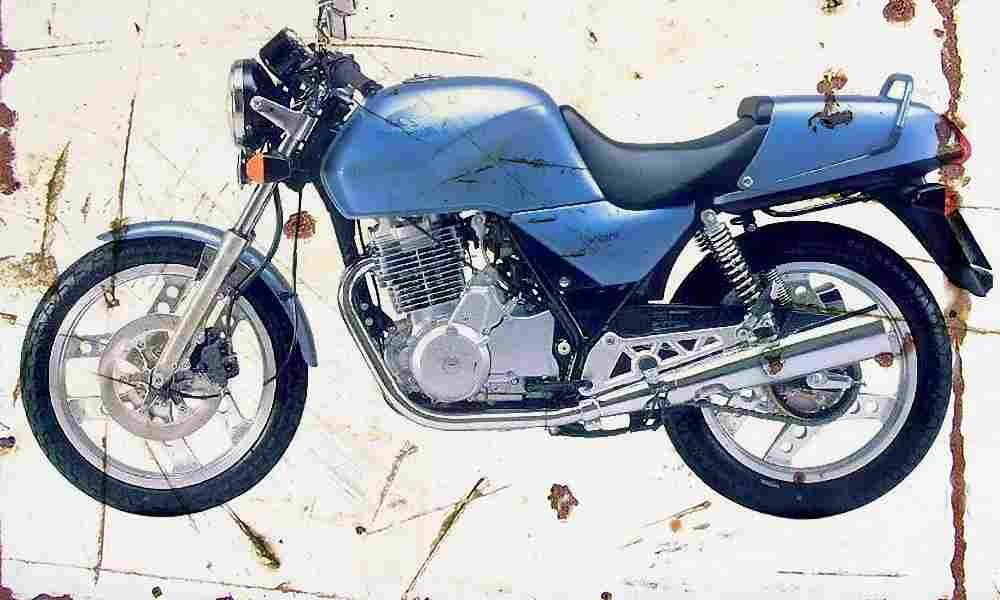 Honda XBR500 1985 Aged Vintage A4 Photo Print