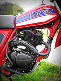 Honda XL 185 S 1980 3 motorbike A4 Photo Print