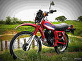 Honda XL 185 S 1981 4 motorbike A4 Photo Print