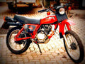 Honda XL 185 S (reduced effect) 1983 1 motorbike A4 Photo Print