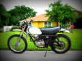 Honda XL 250 1974 2 motorbike A4 Photo Print