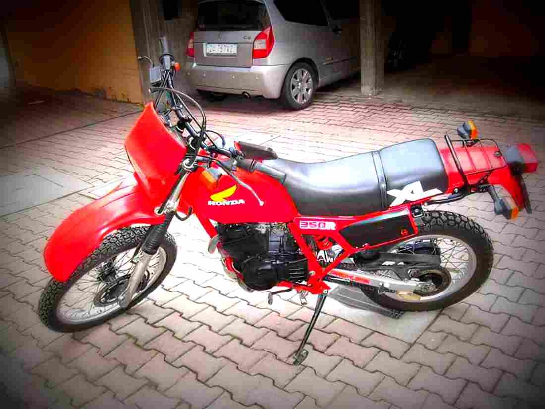 Honda XL 350 R 1985 2 motorbike A4 Photo Print