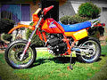 Honda XL 350 R (reduced effect) 1986 3 motorbike A4 Photo Print