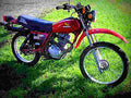 Honda XL 350 R (reduced effect) 1987 2 motorbike A4 Photo Print
