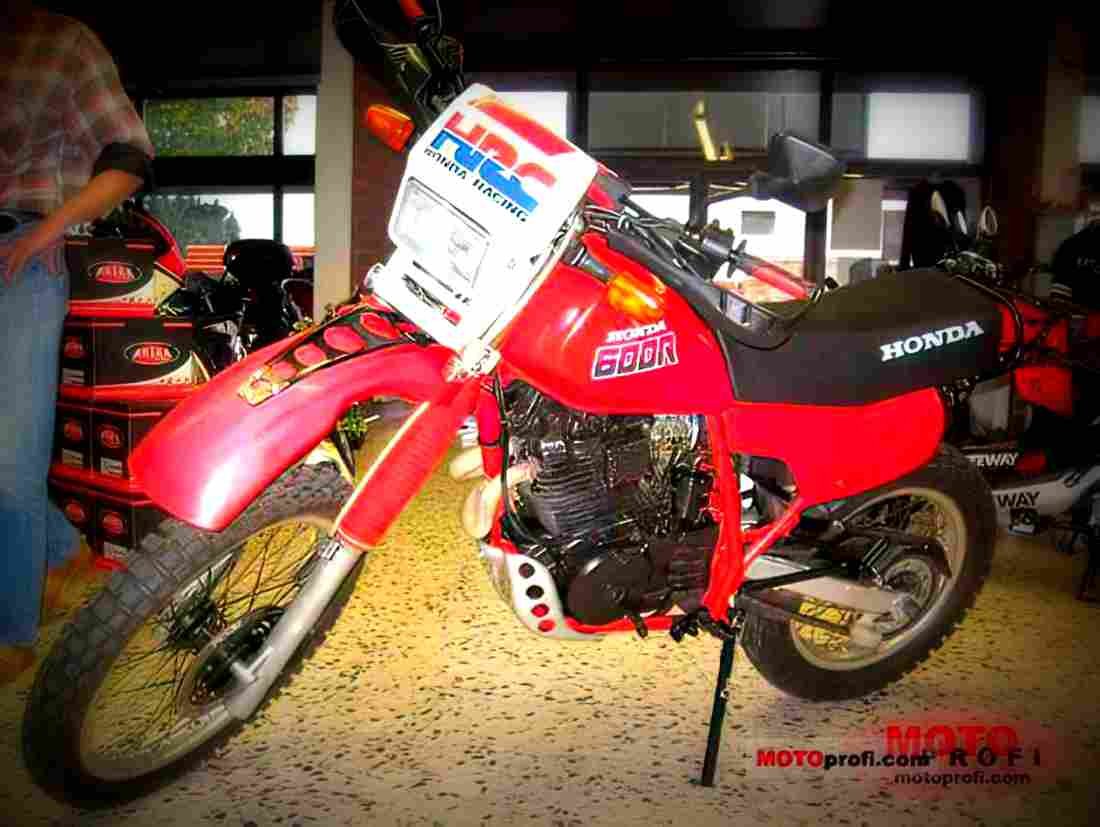 Honda XL 350 R (reduced effect) 1987 3 motorbike A4 Photo Print