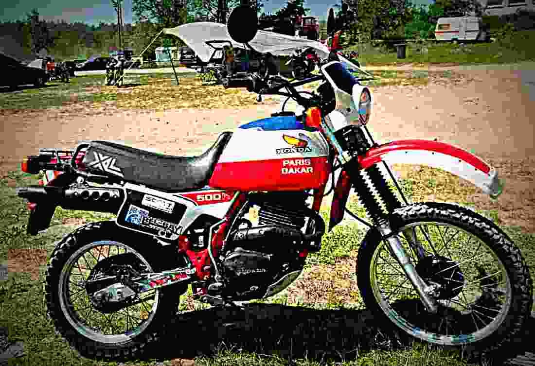 Honda XL 500 R 1983 1 motorbike A4 Photo Print