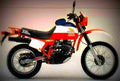 Honda XL 500 R 1984 3 motorbike A4 Photo Print
