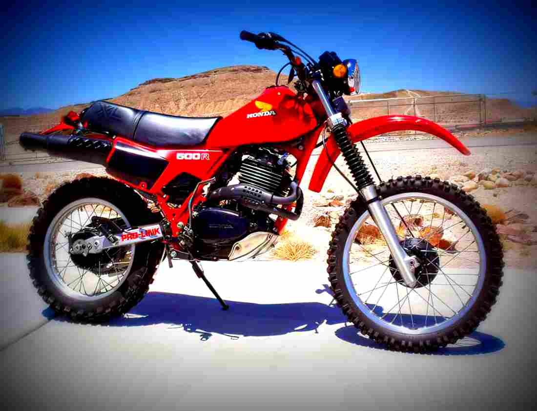 Honda XL 500 S 1982 5 motorbike A4 Photo Print
