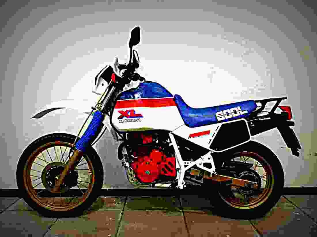 Honda XL 600 LM 1986 5 motorbike A4 Photo Print