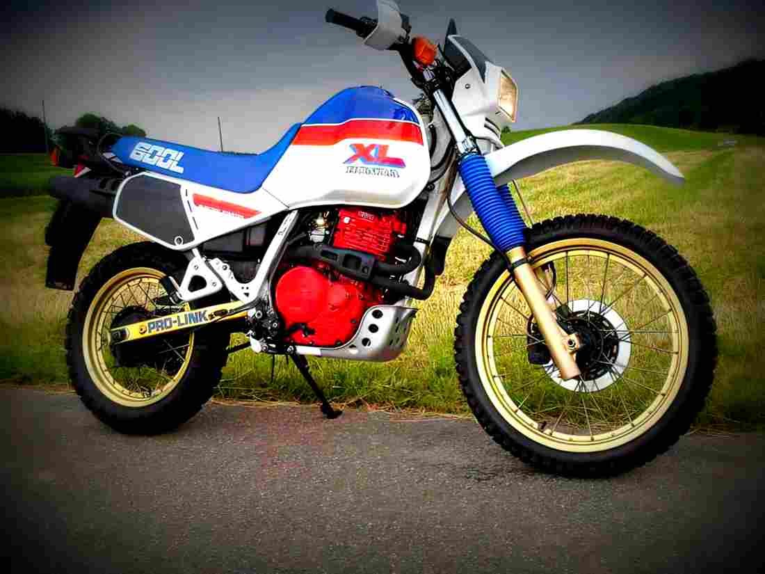 Honda XL 600 LM 1987 1 motorbike A4 Photo Print