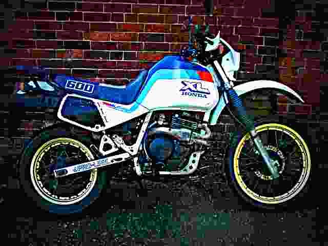 Honda XL 600 R 1987 4 motorbike A4 Photo Print