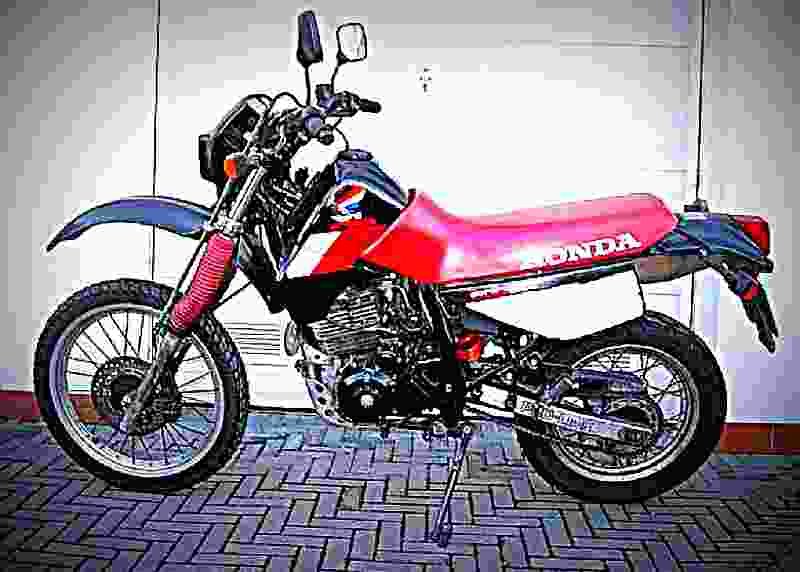 Honda XL 600 RM 1986 5 motorbike A4 Photo Print