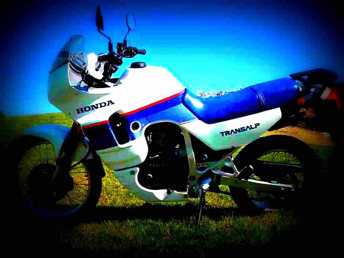 Honda XL 600 V Transalp 1987 6 motorbike A4 Photo Print
