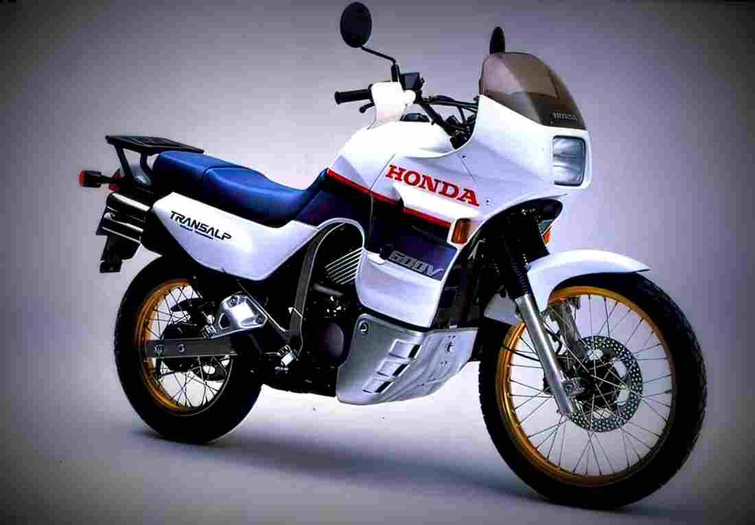 Honda XL 600 V Transalp 1995 4 motorbike A4 Photo Print